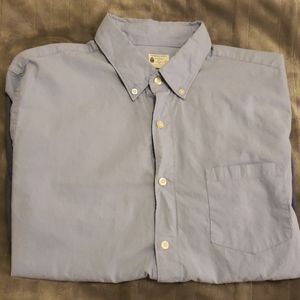 Two tone pocket blue J.Crew Shirt, Large(EUC)